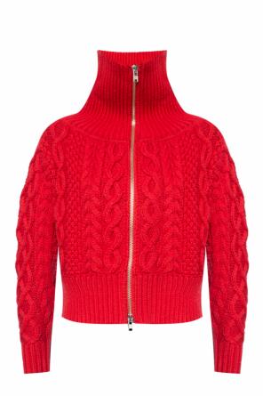 Braided sweater with band collar, zdjęcie 1 Braided sweater with band collar od Self Portrait